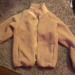 fuzzy brown brandy jacket
